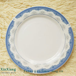 Plain coloured ceramic tableware