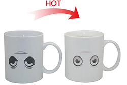 Customized Sublimation Mug Heat color Changing Mug Coffee Tea Cup