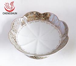 Hot Sell Lotus Shape Fruit Plate for Home Use
