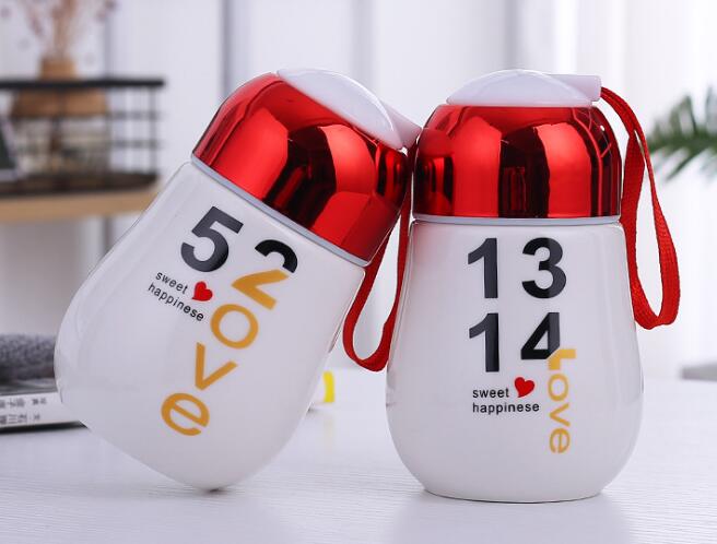 Ceramic bulb mugs promotion Penguin mug