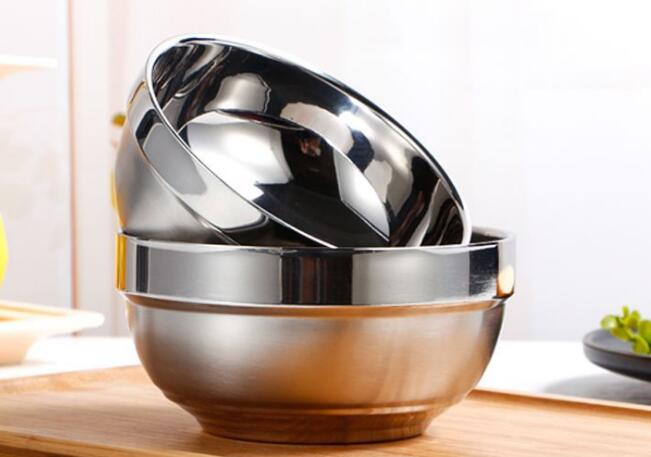 American Type 304 stainless steel bowl double layer vacuum bowl