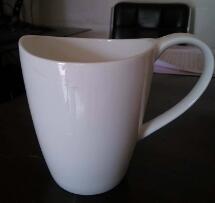 Crescent ceramic cup ceramic coffee mugs