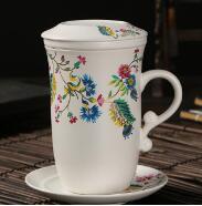 Ceramic tea cup Bone China business office water cup