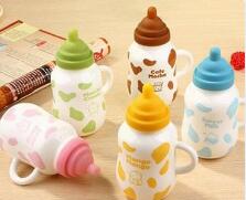 Bottle ceramic cup with lid Gourd shaped water cup
