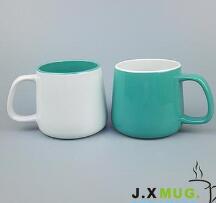 Two color ceramic mug directly supplied by ceramic mug factory