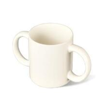 Double handle ceramic cup Advertising promotion cup