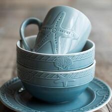 Thickened heat preservation and anti scalding ceramic bowl ocean Mug