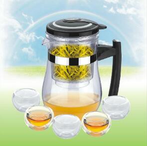 Multifunctional gift cup, glass teapot and teacup