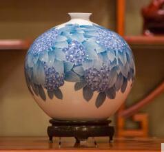 Hand painted porcelain perfect vase Liling porcelain gift vase