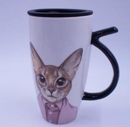 Personalized customization of creative cartoon ceramic cup