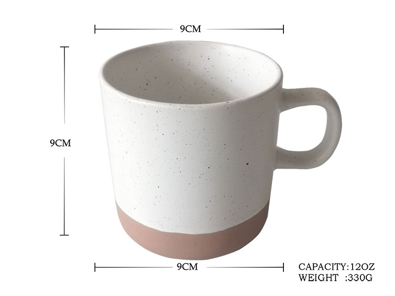 The reason for the cracking of the ceramic mug body